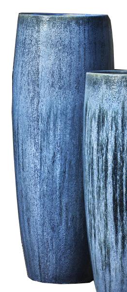 Campania International Glazed Terra Cotta Sabine Tall Planter Urn/Planter Campania International 