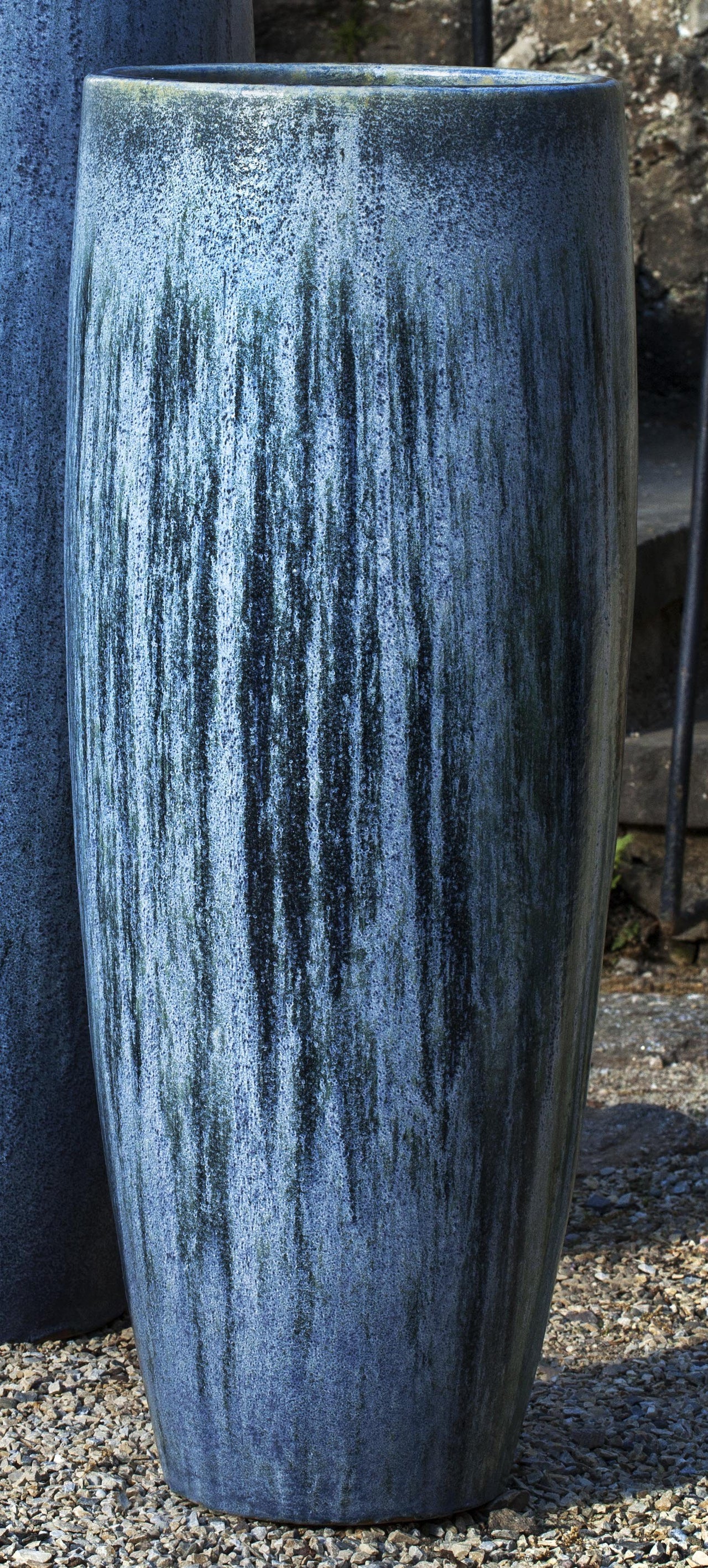Campania International Glazed Terra Cotta Sabine Short Planter Urn/Planter Campania International 