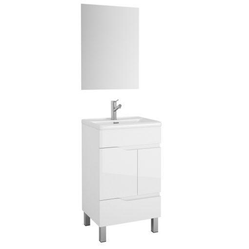 Eviva Charm 20″ Bathroom Vanity With White Integrated Porcelain Sink Vanity Eviva White 