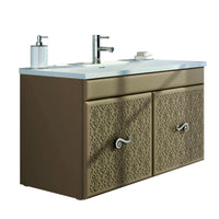 Thumbnail for Eviva Venice 32″ Modern Luxury Bathroom Vanity with white Porcelain integrated sink. Bathroom Vanity Eviva Brown 