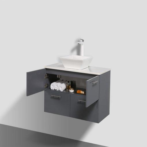 Eviva Luxury 40 inch bathroom vanity with Porcelain vessel sink Vanity Eviva 
