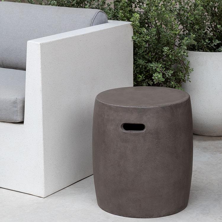 Campania International Fiber Cement Urban Garden Table - (S/1) Tables Campania International Round 