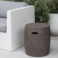Thumbnail for Campania International Fiber Cement Urban Garden Table - (S/1) Tables Campania International Round 