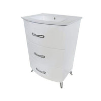 Thumbnail for Eviva Bari 24″ Freestanding Bathroom Vanity with Integrated White Porcelain Sink Vanity Eviva 