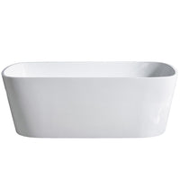 Thumbnail for Eviva Aria Freestanding 67 in. Acrylic Bathtub in White Bathroom Vanity Eviva 