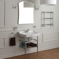 Thumbnail for EVIVA Daniella 28 Inch Italian Ceramic Console Sink with Brass Stand Bathroom Vanity Eviva 