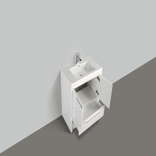 Eviva Grace 36 in. White Bathroom Vanity with White Integrated Acrylic Countertop Vanity Eviva 