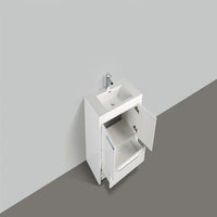 Thumbnail for Eviva Grace 36 in. White Bathroom Vanity with White Integrated Acrylic Countertop Vanity Eviva 