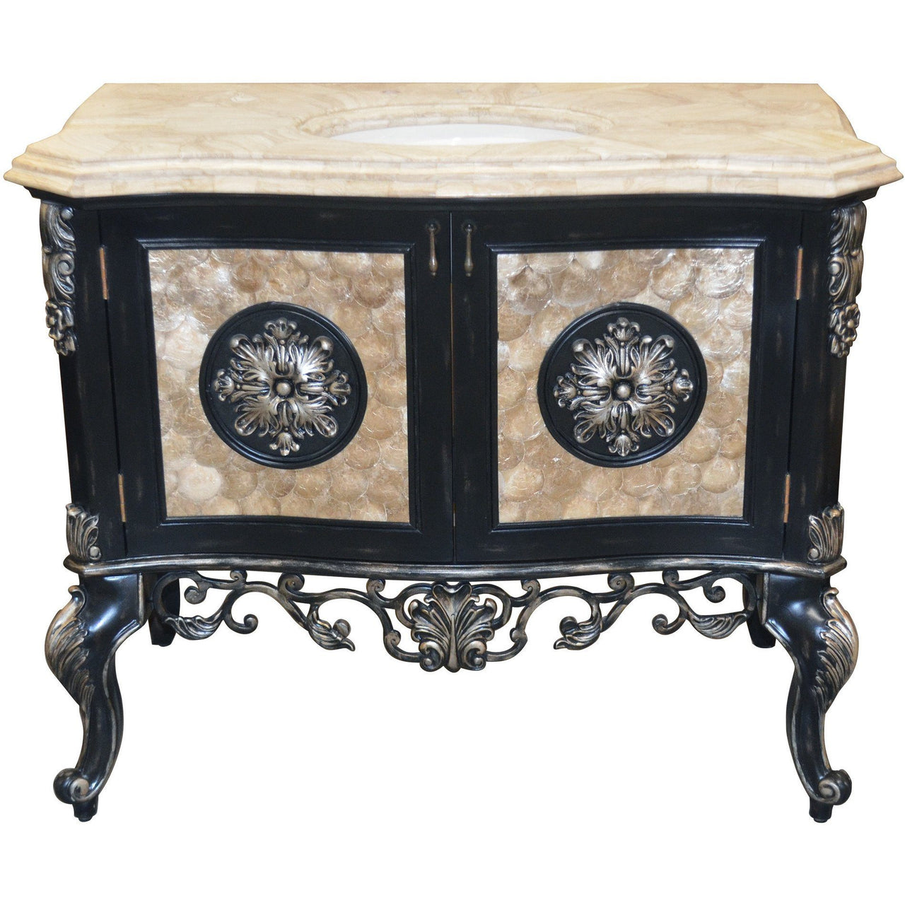 AFD Vanity Console 44.50" Single Sink Freestanding Bathroom Vanity Vanity AFD 