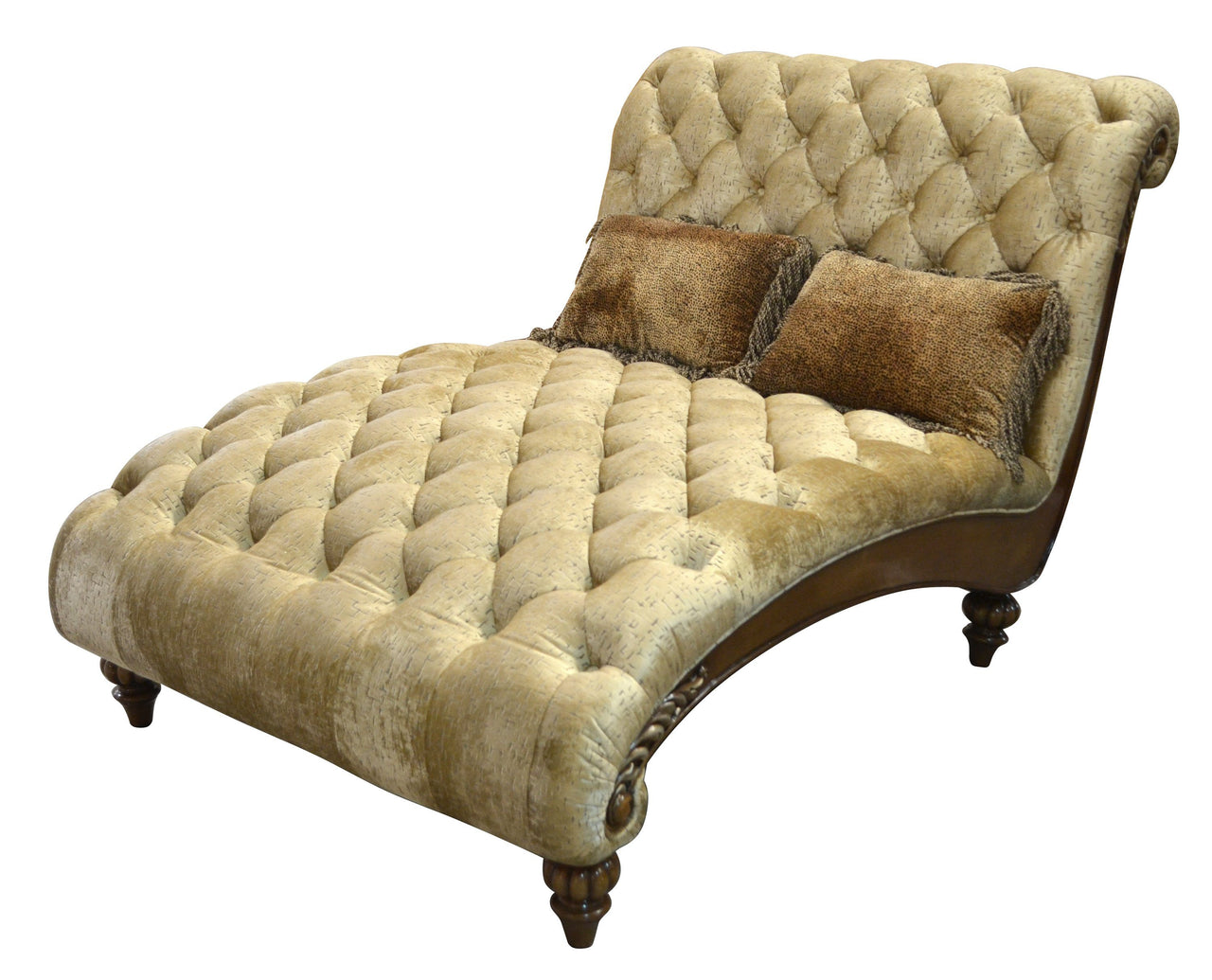 AFD Caramel Double Chaise Chaise AFD Multi-Colored 