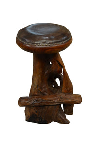 Thumbnail for AFD Old Growth Teak Root Bar Stool Bar And Game AFD NATURAL 