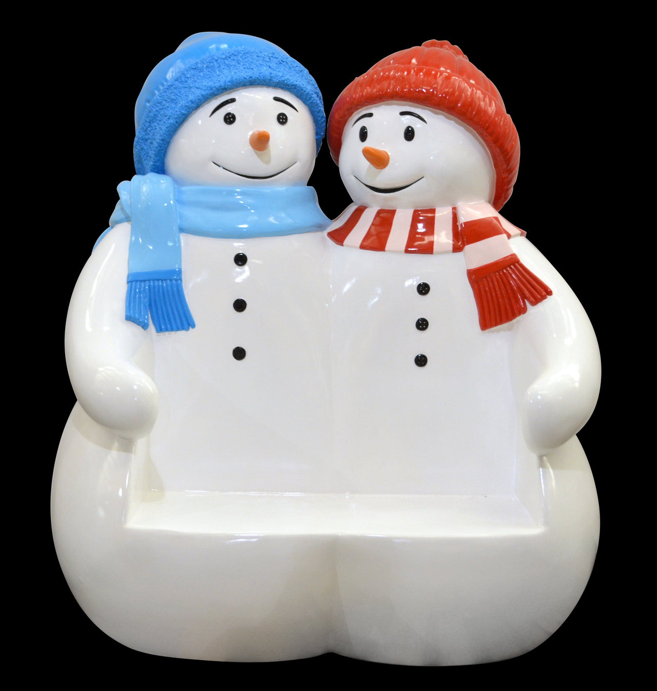 AFD Snowman Seat Statuary AFD Multi-Colored 