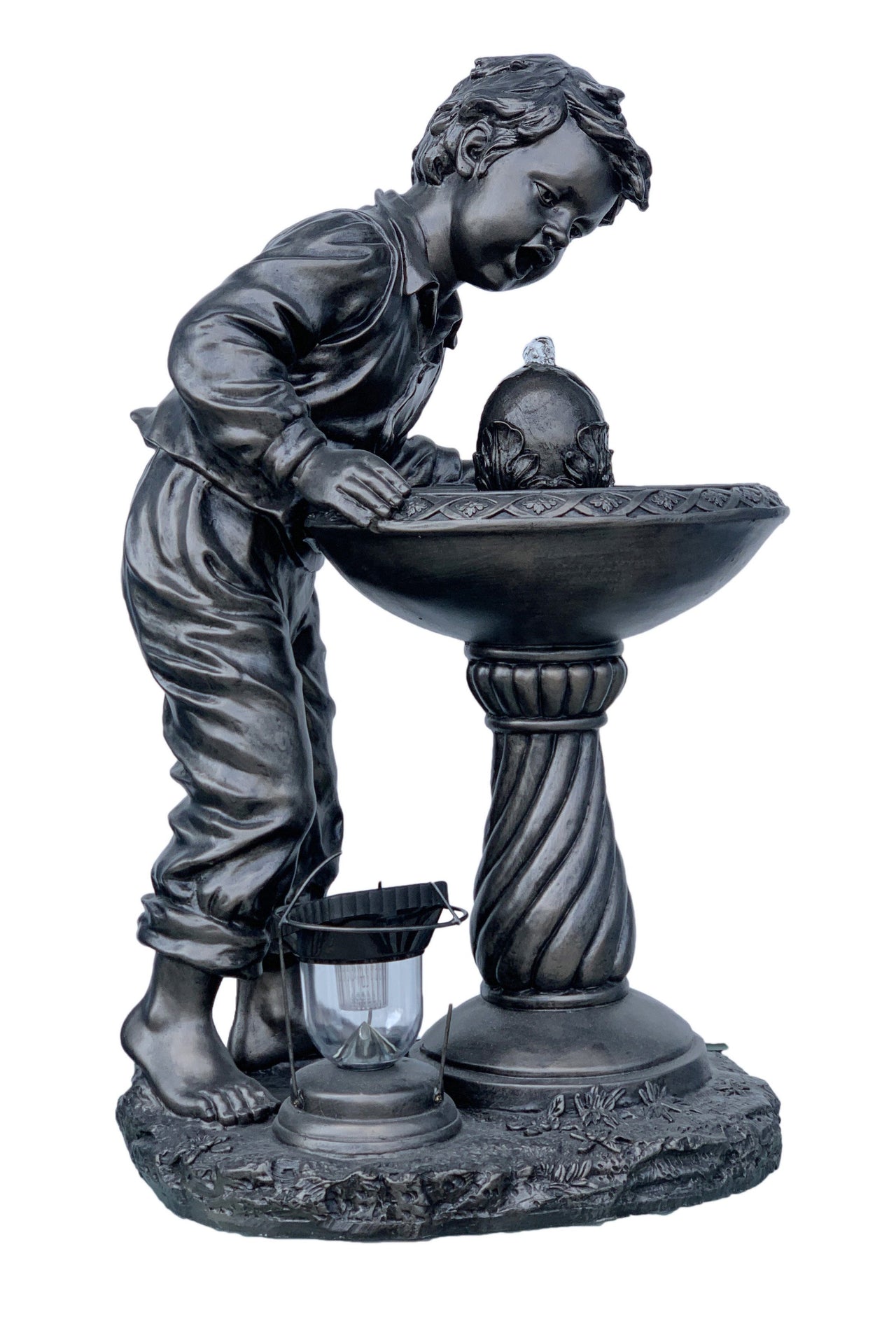 AFD Boy Drinking at Water Fountain Décor AFD Bronze 