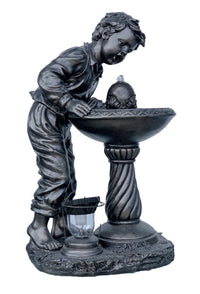 Thumbnail for AFD Boy Drinking at Water Fountain Décor AFD Bronze 
