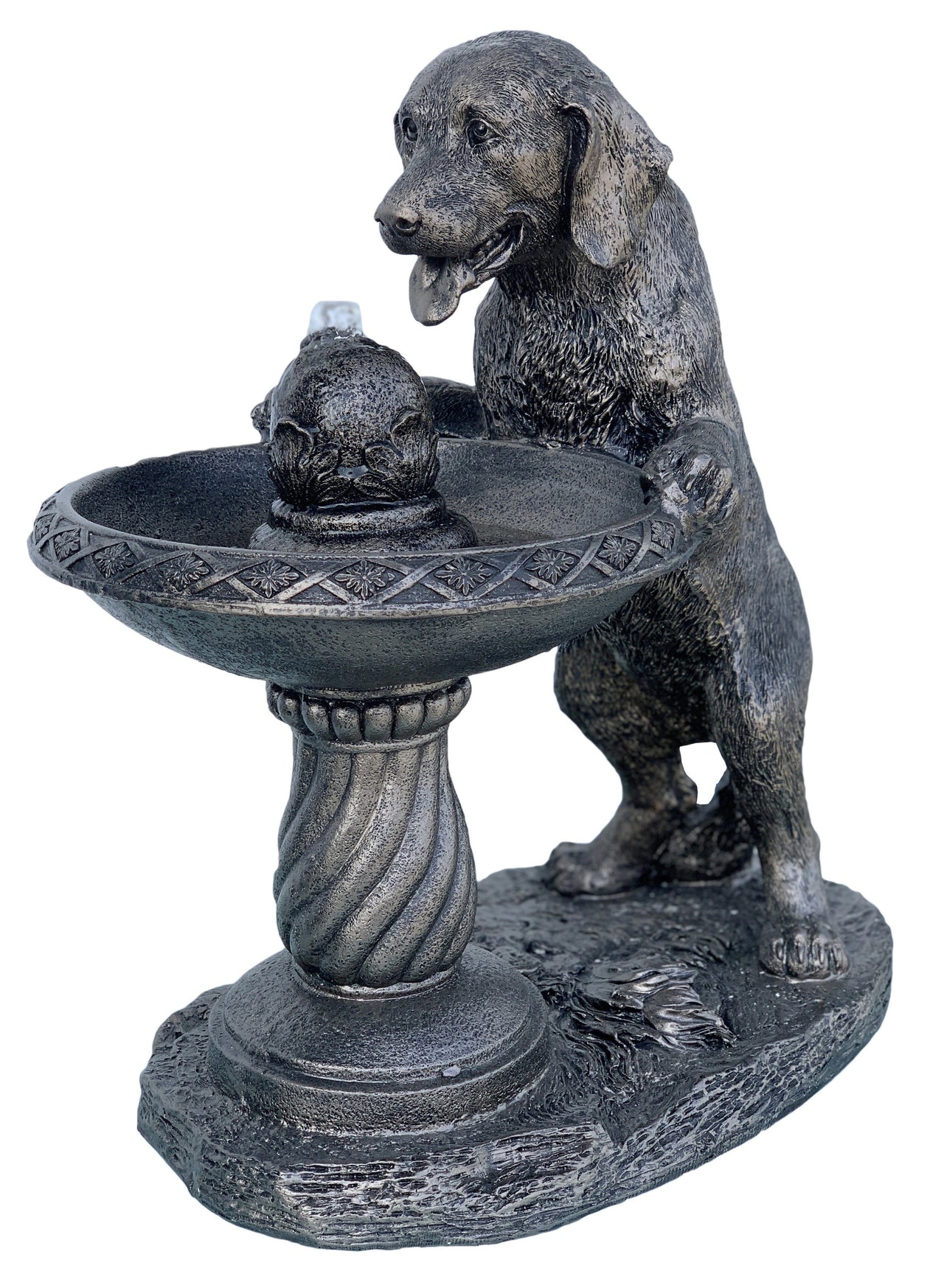 AFD Labrador at Fountain Small Décor AFD Bronze 