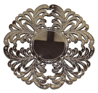 Thumbnail for AFD Venetian Style Leaf Round Mirror Mirrors AFD Mirrored 