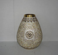 Thumbnail for AFD Insculpted Vase Décor AFD WHITE / GOLD / YELLOW 