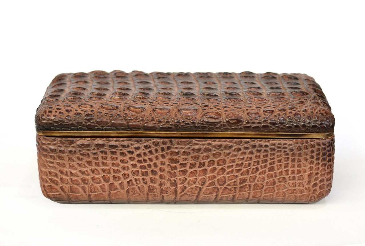 AFD Faux Croc Skin Textured Box Boxes AFD MULTI COLORED 
