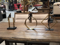 Thumbnail for AFD Men on Metal Stands Set of 3 Décor AFD BLACK / GOLD 