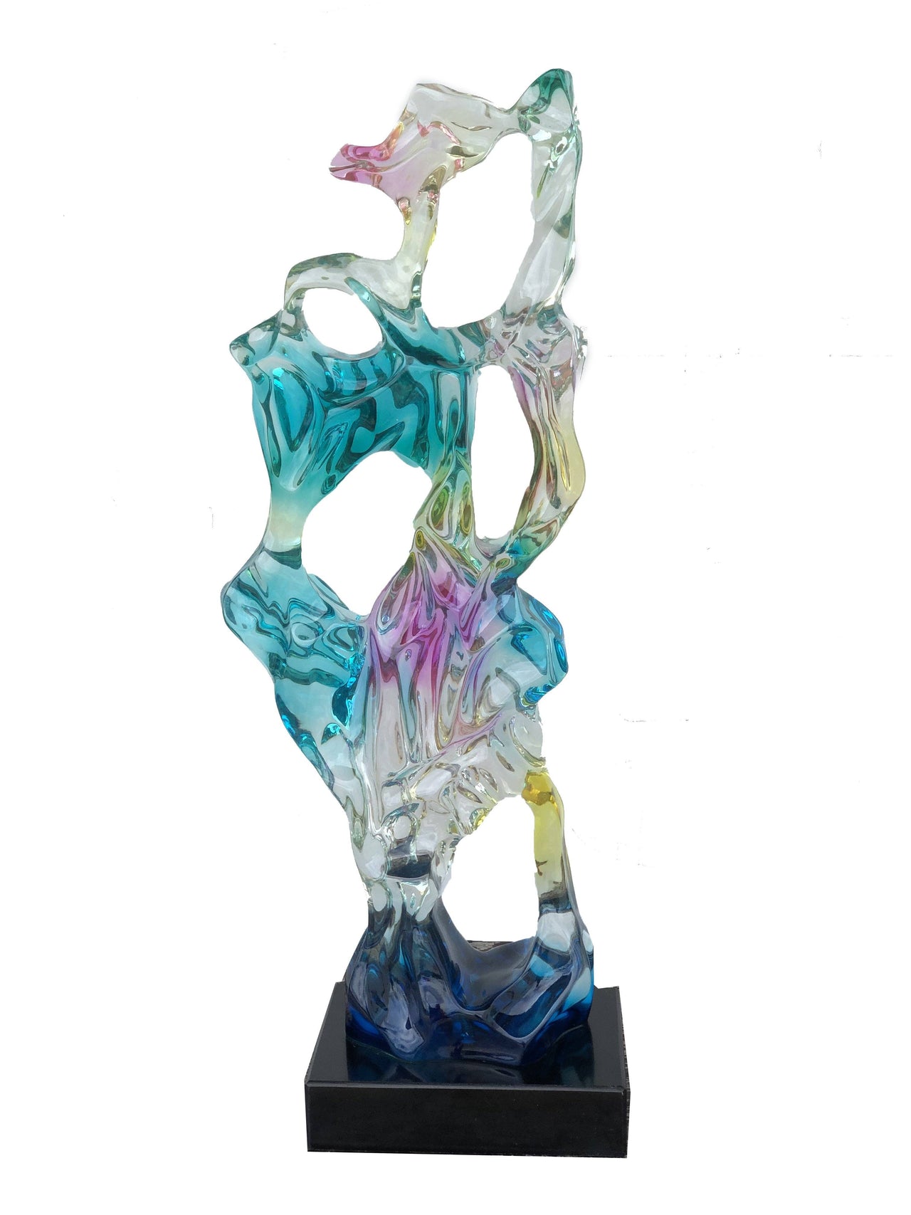 AFD Rainbow Form Multi Colored Acrylic Art Décor AFD MULTI COLORED 
