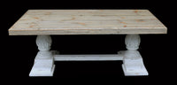 Thumbnail for AFD Farmhouse Winsor Chaulk White Coffee Table Tables AFD CHALK WHITE / NATURAL 