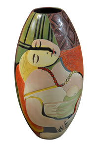 Thumbnail for AFD Lady in Red Chair Vase Décor AFD MULTI COLORED 