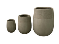 Thumbnail for AFD Planters Set of 3 Striped Ancient Cement Statues AFD ANCIENT CEMENT 