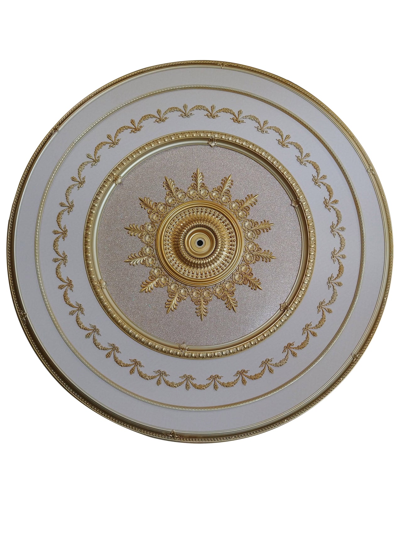 AFD Rose Gold Round Grand Ceiling Medallion Medallions AFD Rose Gold 