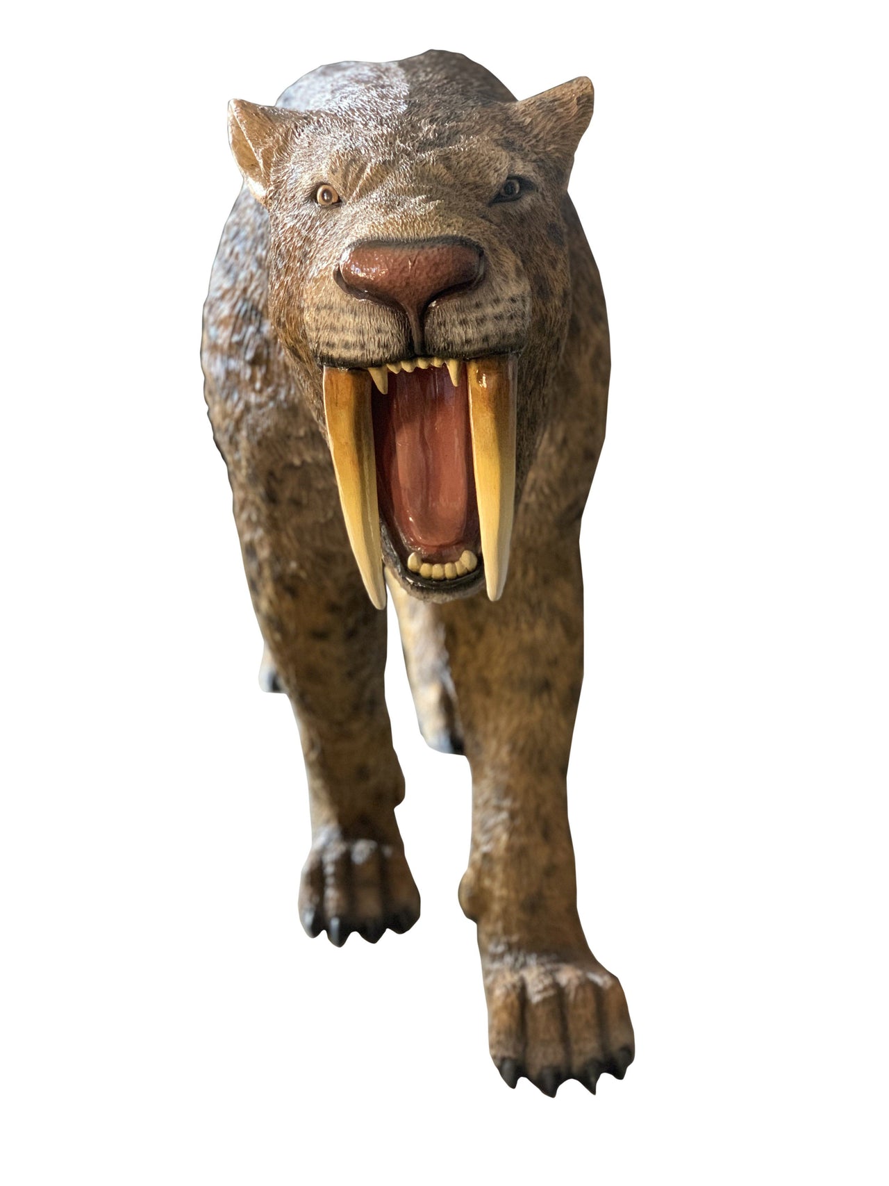 AFD Saber Toothed Cat Statuary AFD Multi Color 