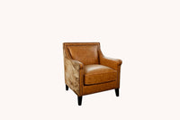 Thumbnail for AFD Natural Hide Micro Club Chair Chairs AFD Light Brown 