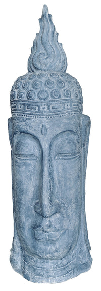 Thumbnail for AFD Long Buddha Head Décor AFD BLUE WASH FINISH 