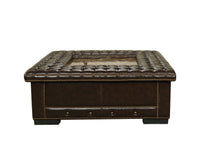 Thumbnail for AFD Micro Leather Bench Ottoman Benches AFD Brown 