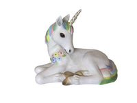 Thumbnail for AFD Unicorn Foal Resting Rainbow Statuary AFD White/Multi 