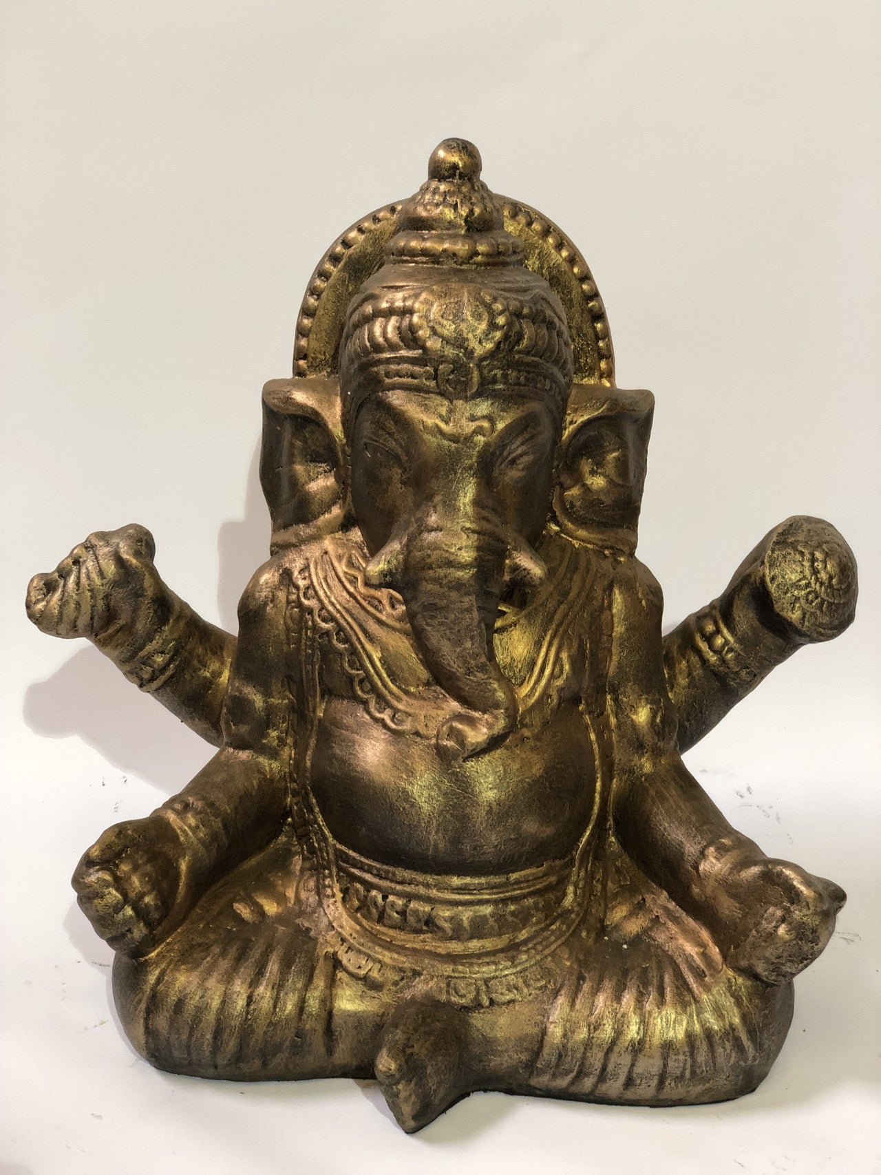 AFD Small Ganesh G Décor AFD Glossy Black Gold 