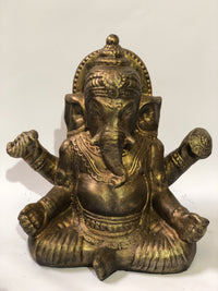 Thumbnail for AFD Small Ganesh G Décor AFD Glossy Black Gold 