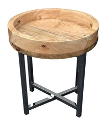 Thumbnail for AFD Mangoo Natural Trya Side Table Stainless Tables AFD MULTI COLORED 