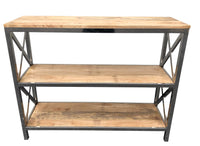 Thumbnail for AFD Natural Mango Stainless Bookcase X Bookcases AFD MULTI COLORED 