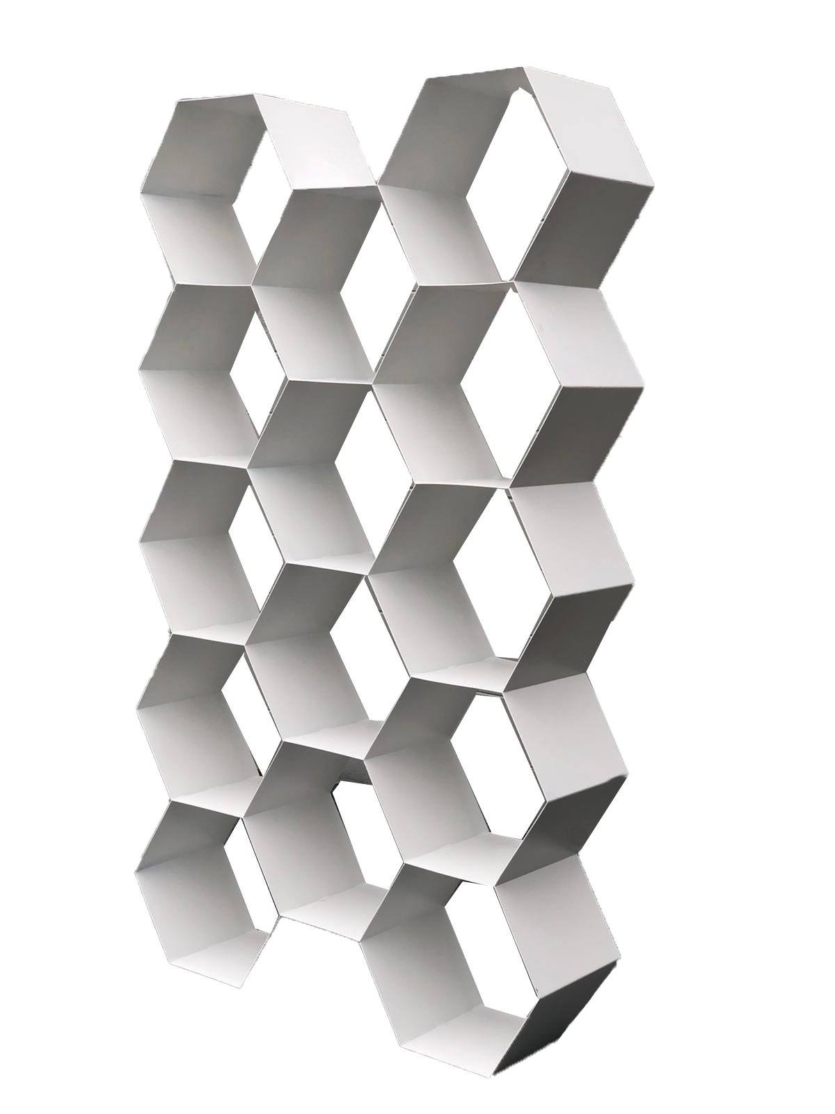 AFD Metal Shelving Unit Large Matte White Shelving AFD WHITE 