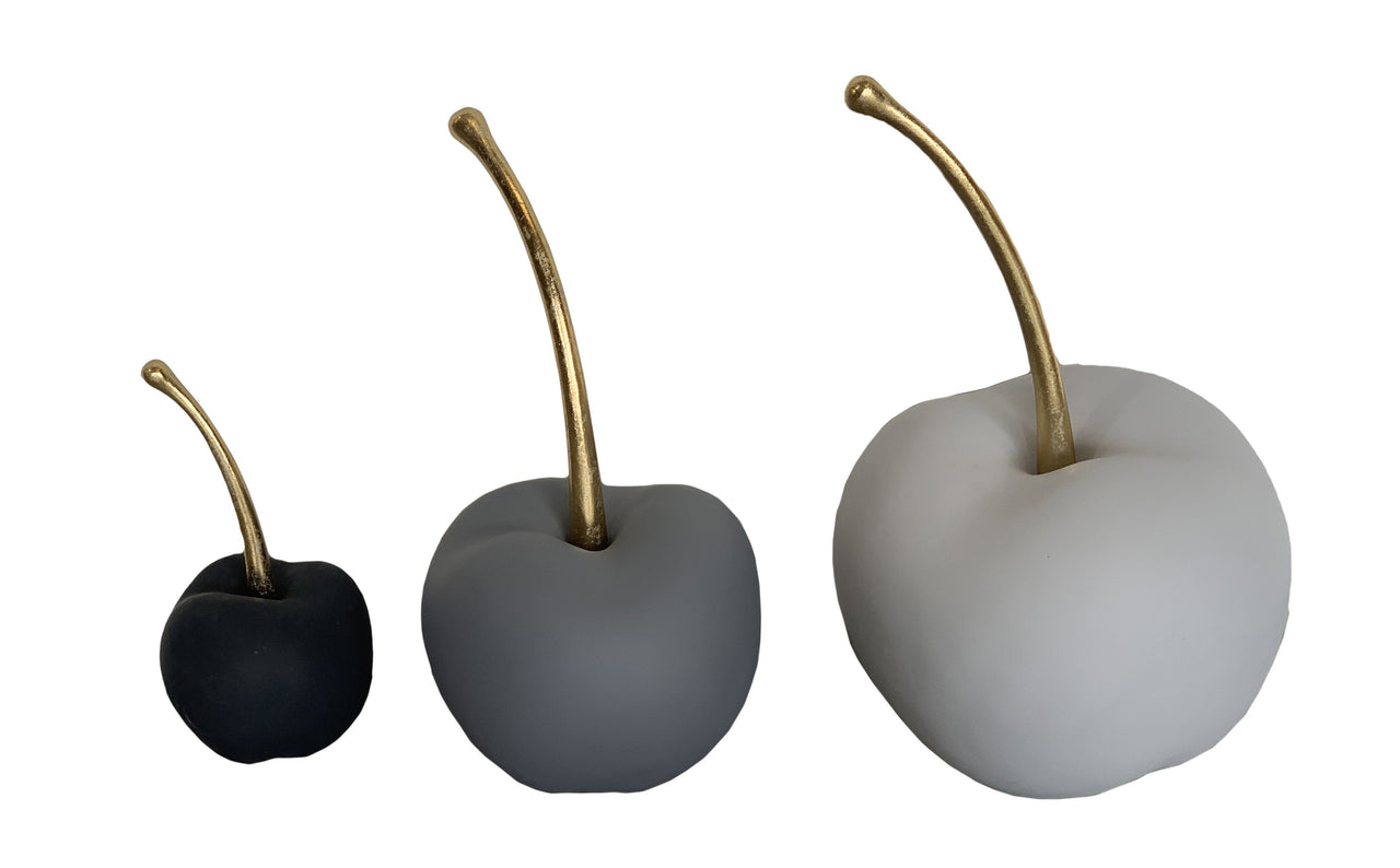 AFD Contemporary Apple Set of 3 Décor AFD Tones of Grey 