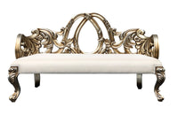 Thumbnail for AFD Platina Heavy Carved Bench Benches AFD Gold, White 