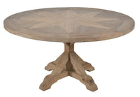 Thumbnail for AFD Inverness Farmhouse 60'' Round Dining Table Tables AFD Natural 