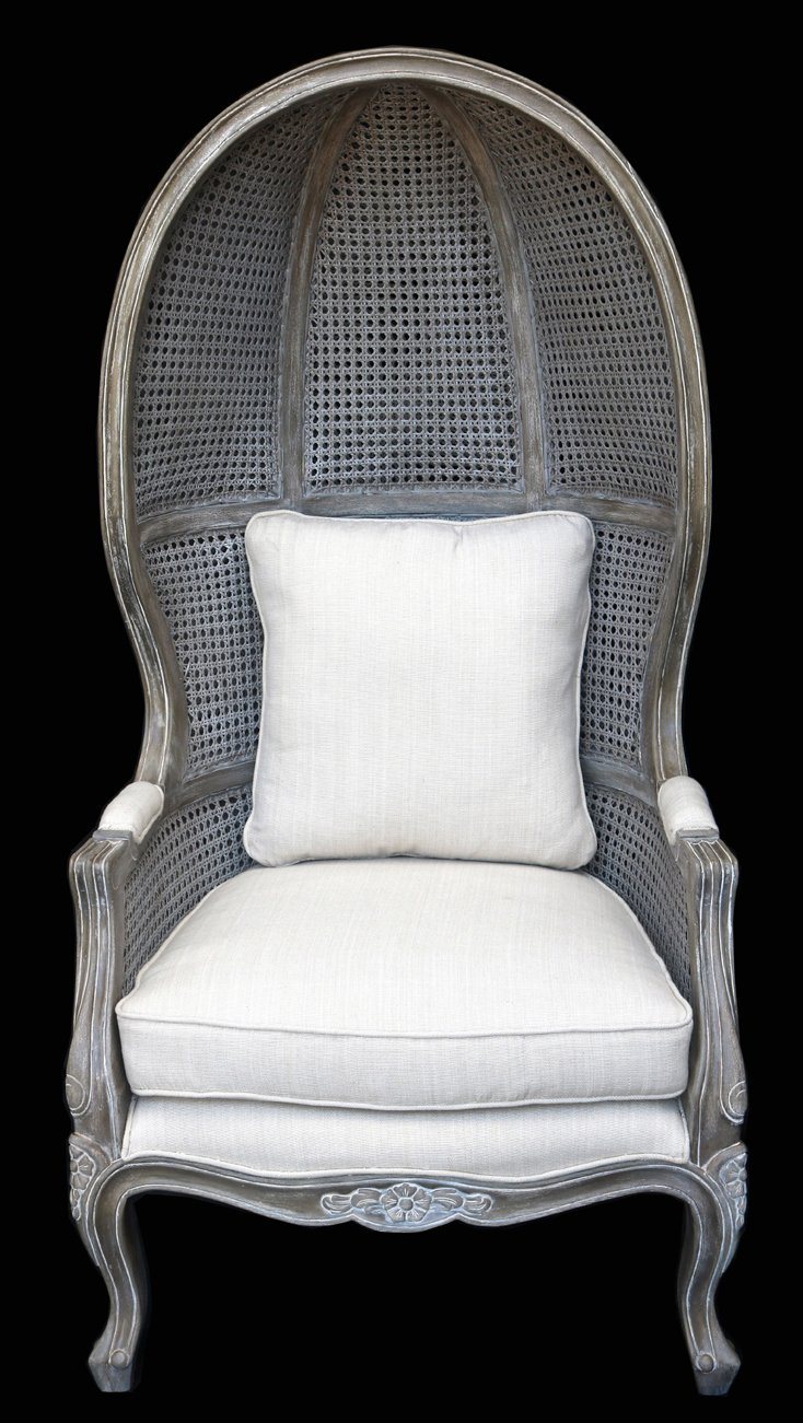 AFD Mystique Grey Mahogany Ballon Chair Chairs AFD Grey 