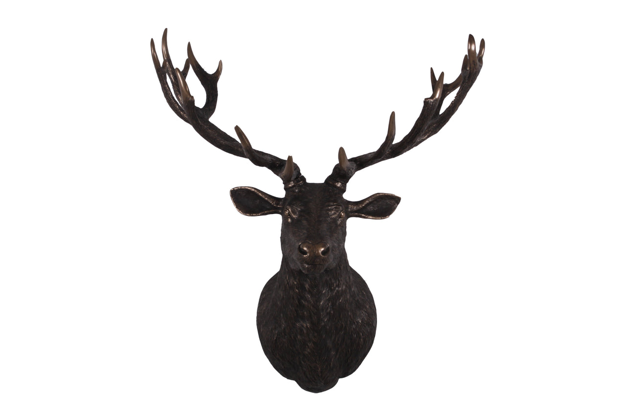 AFD Imperial Grand Stag Head Wall Decor Statuary AFD Bronze 