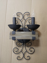 Thumbnail for AFD 2 Pack Ridge Line Double Sconce Lighting AFD Rustic 