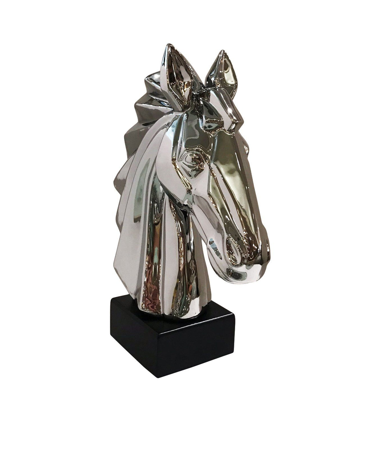 AFD Silvered Horse Bust Décor AFD Silver 