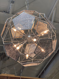 Thumbnail for AFD Large Silver Hemisphere 12 Light Lighting AFD Silver 