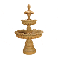 Thumbnail for Julia Three Tier Outdoor Cast Stone Garden Fountain Fountain Tuscan 