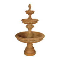 Thumbnail for Italica Three Tier Outdoor Cast Stone Garden Water Fountain Fountain Tuscan 