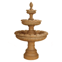 Thumbnail for Regale Three Tier Outdoor Cast Stone Garden Fountain Fountain Tuscan 