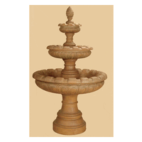 Thumbnail for Regale Three Tier Outdoor Cast Stone Garden Fountain Fountain Tuscan 